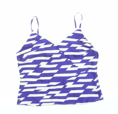 Womens UK Size 12 River Island Purple Camisole Tank