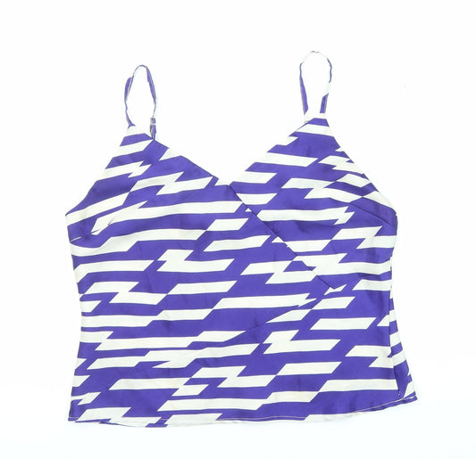 Womens UK Size 12 River Island Purple Camisole Tank