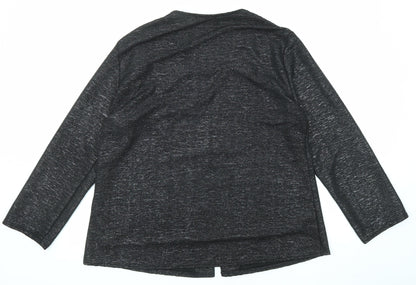 Womens UK Size 22 BASSINI Black Basic Blouse
