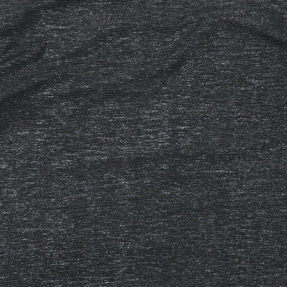 Womens UK Size 22 BASSINI Black Basic Blouse