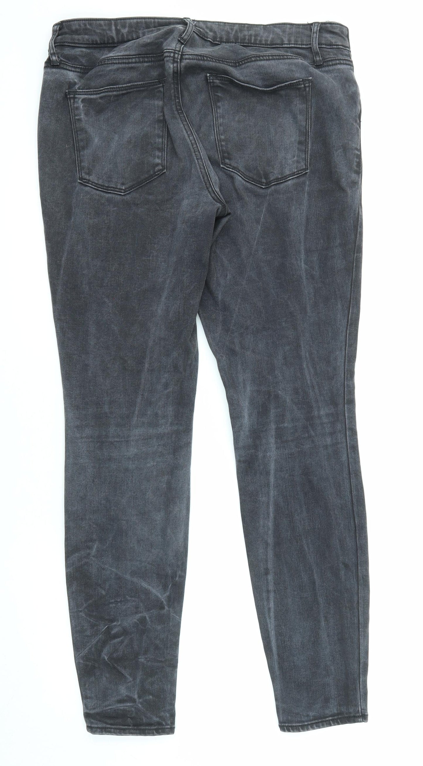 Womens UK Size 32 in Gap Regular Fit Skinny Grey Jeans
