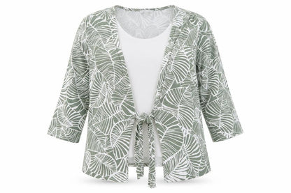 Womens UK Size 14 Oscar B Grey Basic Blouse