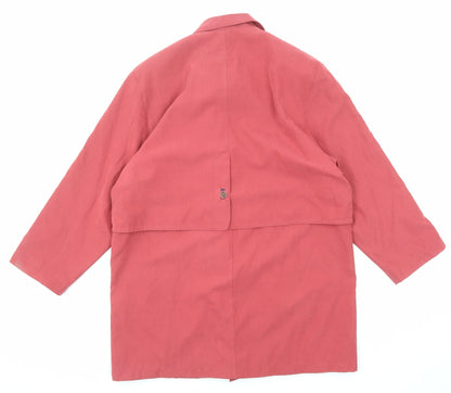 Klass Womens Red Jacket Size M Button