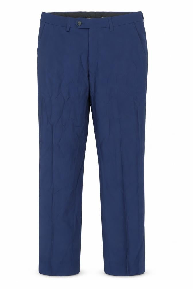 Mens UK Size 30 in Marks and Spencer Regular Fit  Blue Trousers