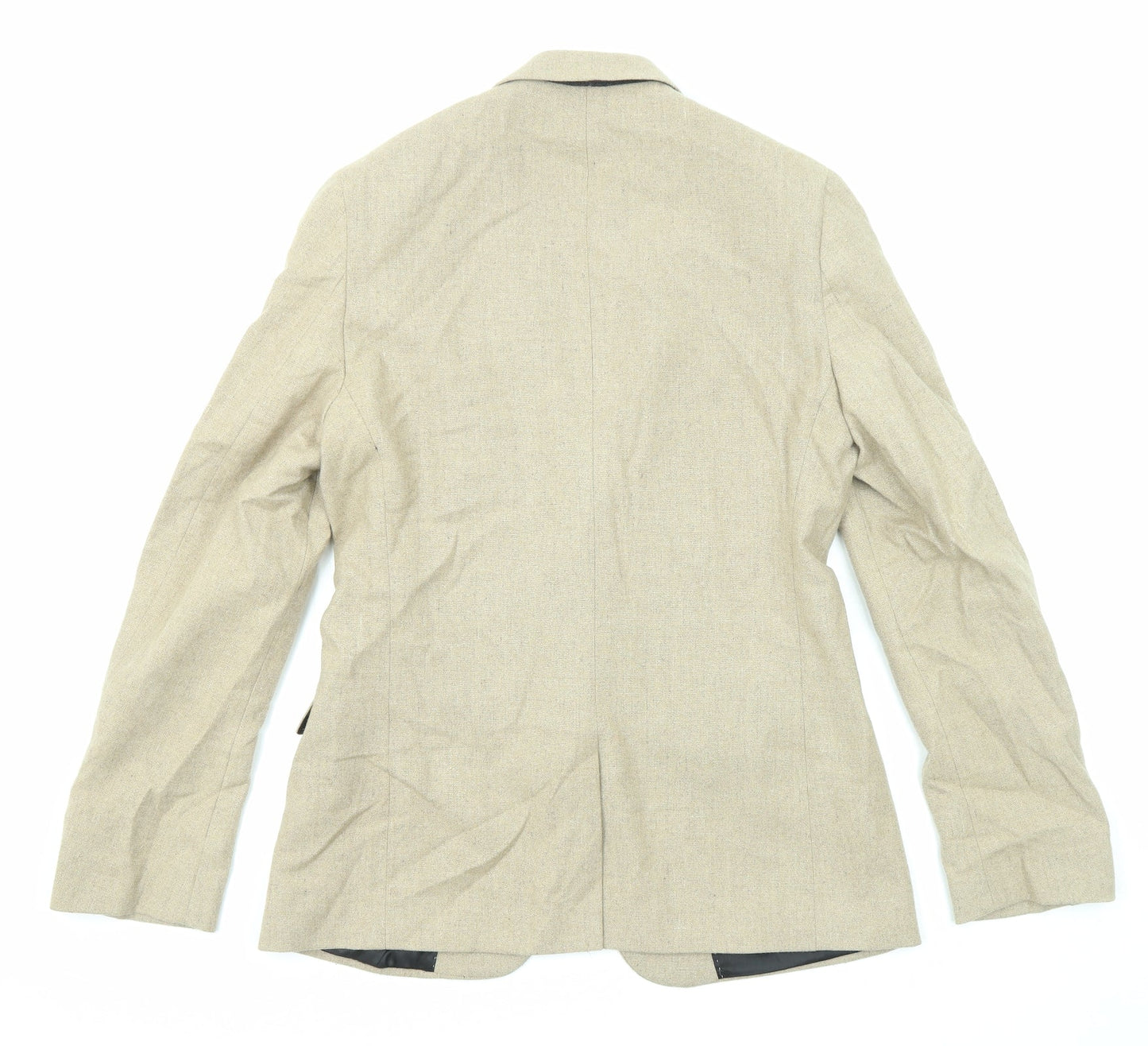Mens UK Size 38 New Look Regular Beige Suit Jacket