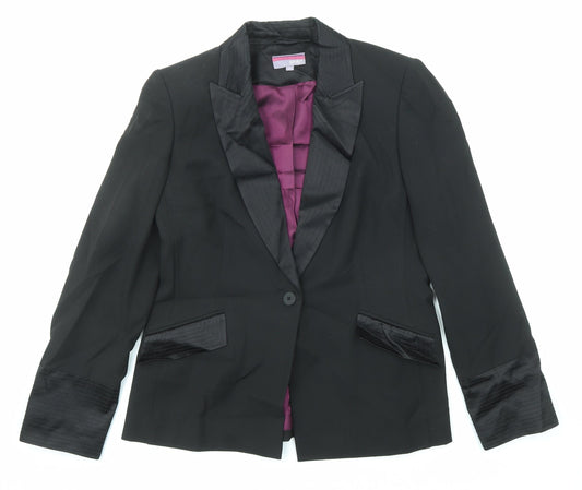Womens UK Size 14 Spirit Black Jacket