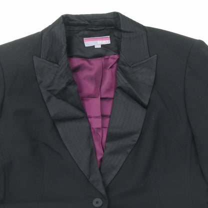 Womens UK Size 14 Spirit Black Jacket