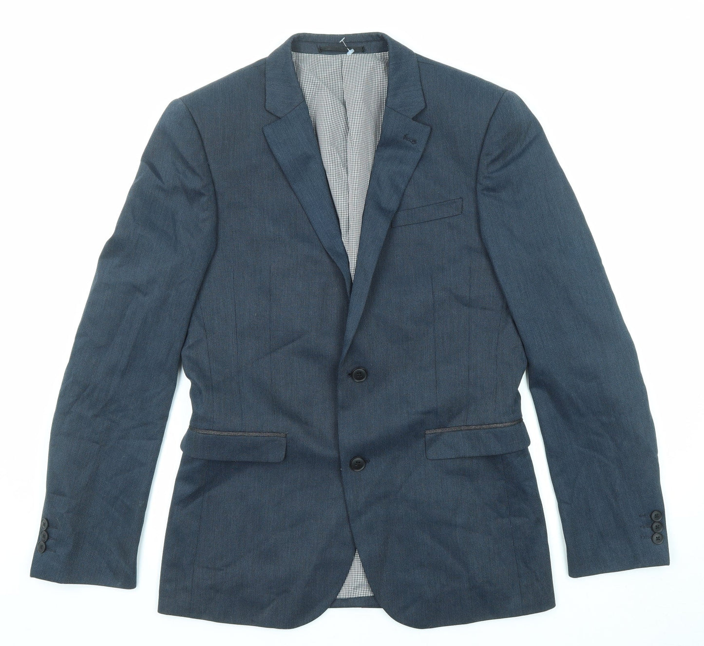 Mens UK Size 38 NEXT Regular Blue Suit Jacket