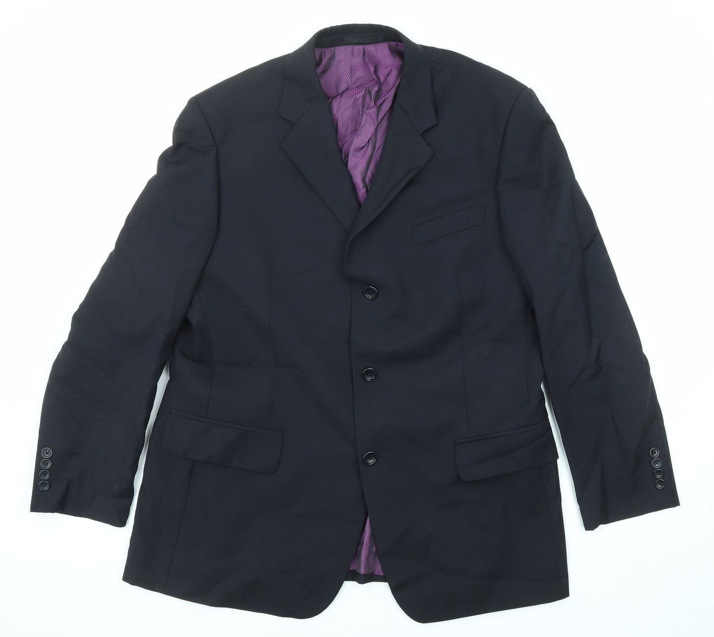 Mens UK Size 42 Racing Green Regular Blue Suit Jacket