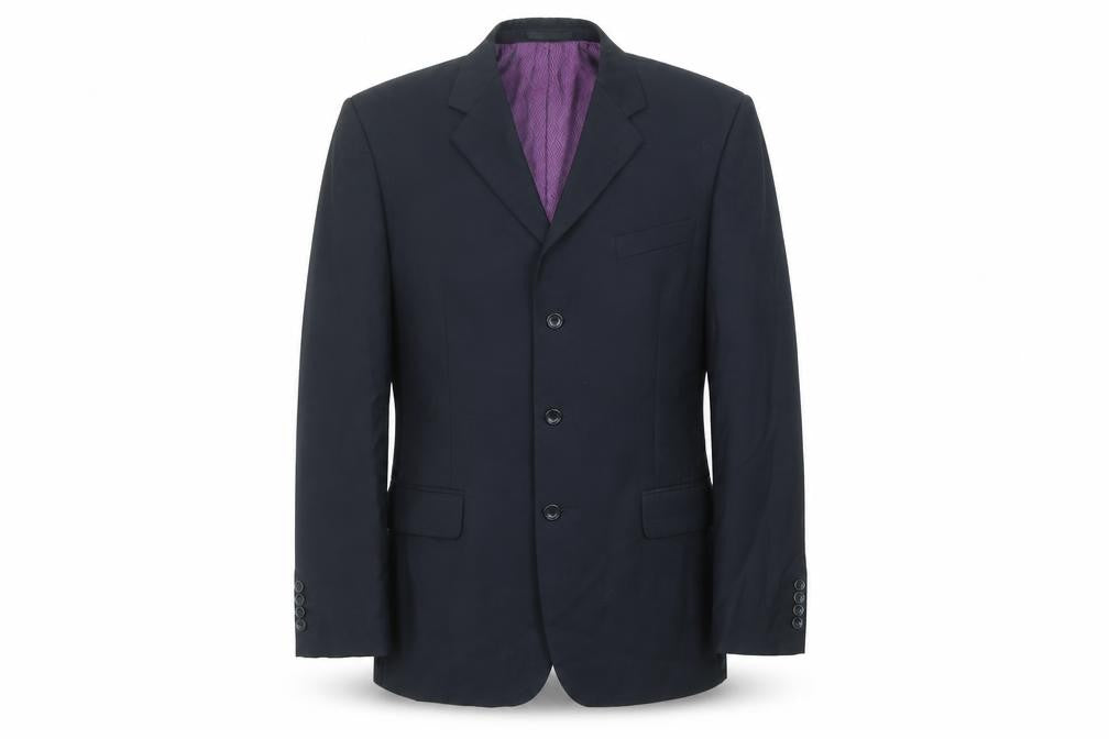 Mens UK Size 42 Racing Green Regular Blue Suit Jacket