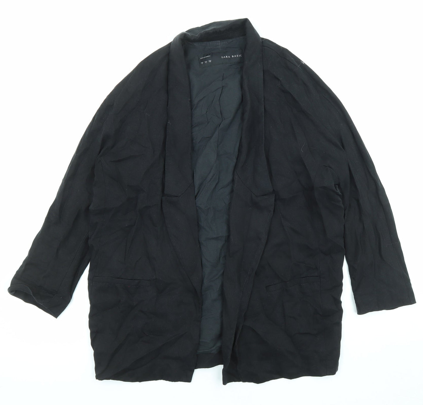 Womens UK Size M Zara Black Jacket