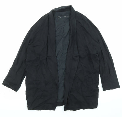 Womens UK Size M Zara Black Jacket