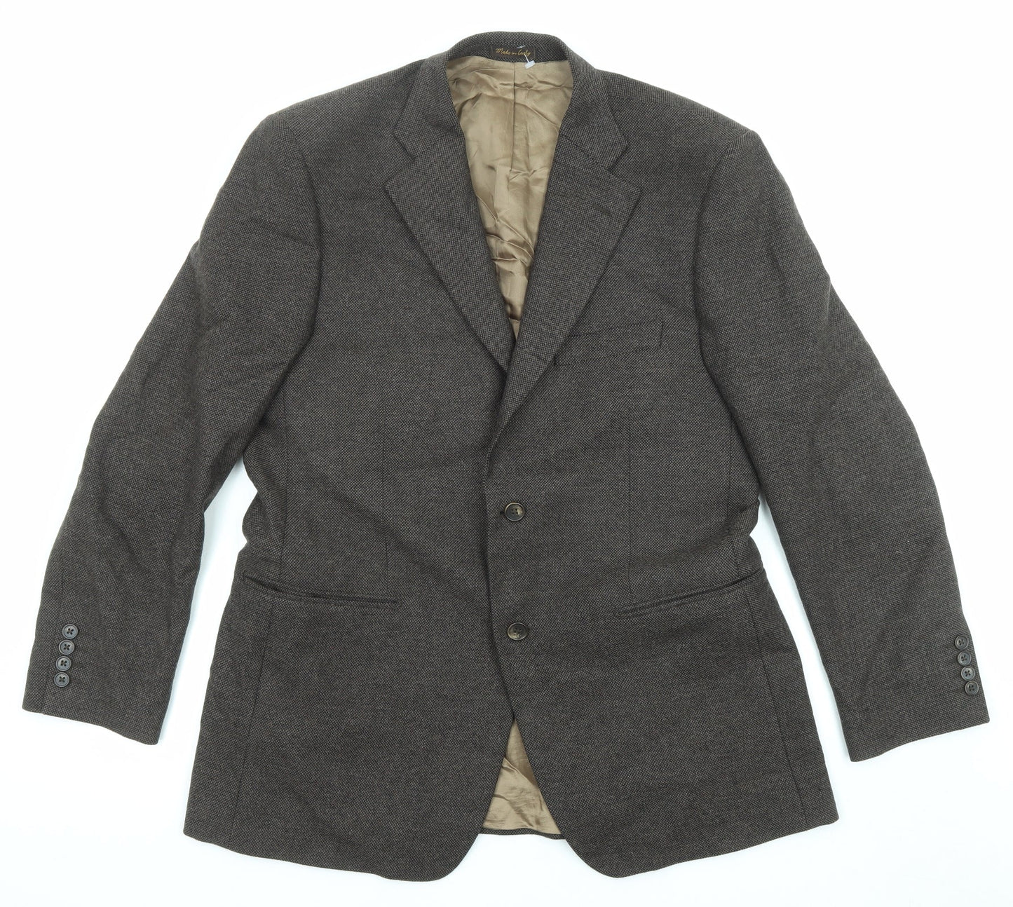 Mens UK Size 40 Marks and Spencer Regular Brown Suit Jacket