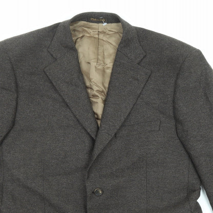 Mens UK Size 40 Marks and Spencer Regular Brown Suit Jacket