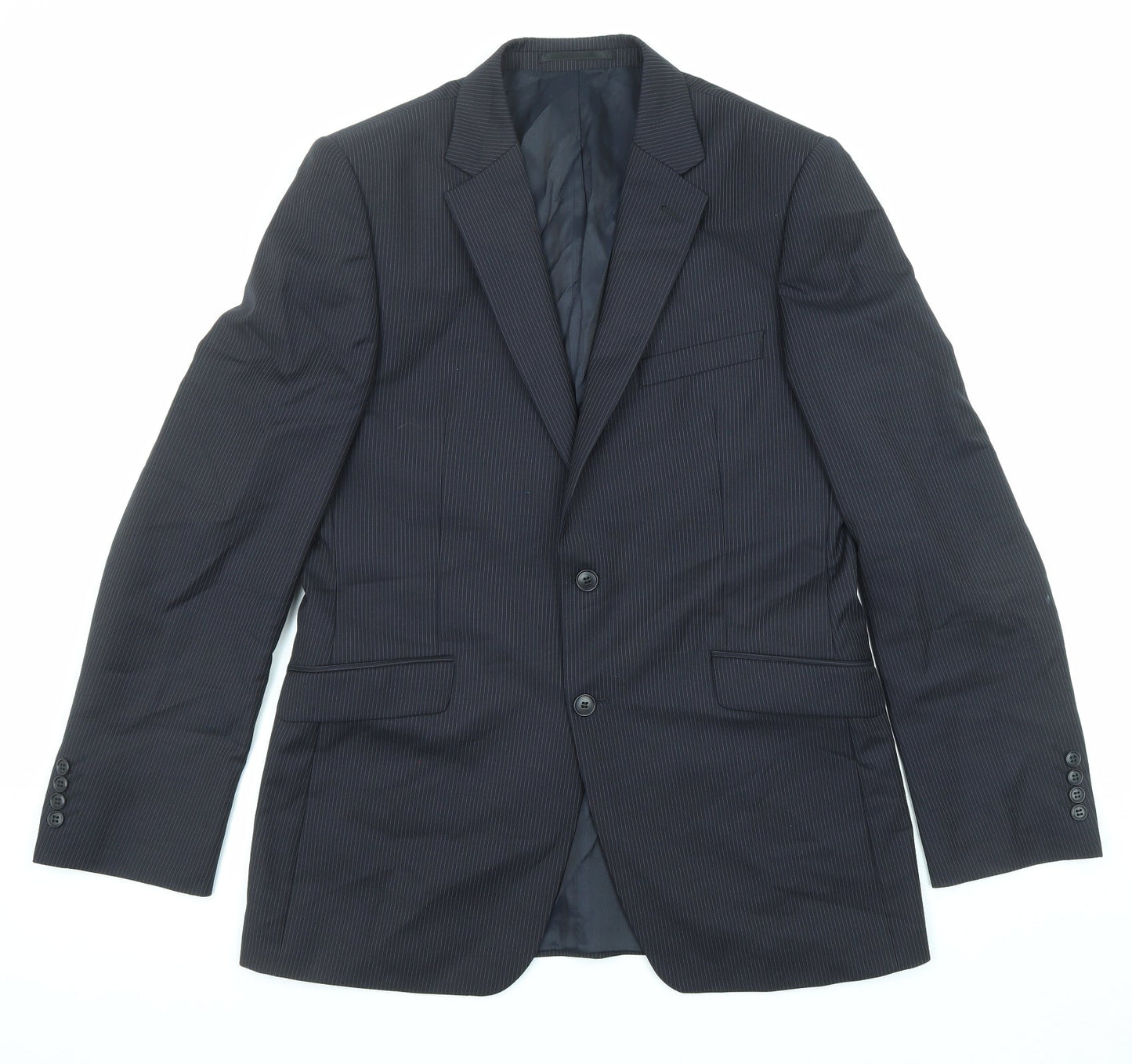 Mens UK Size 40 John Lewis Regular Blue Suit Jacket