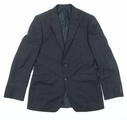 Mens UK Size 40 John Lewis Regular Blue Suit Jacket