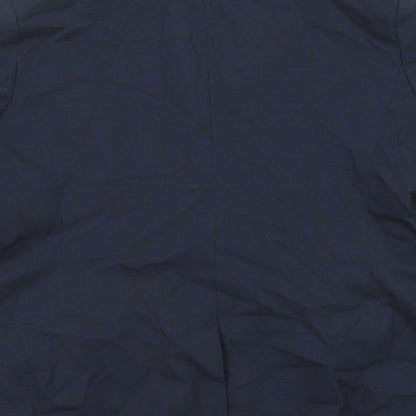 NEXT Womens Blue Polyester Jacket Blazer Size 16