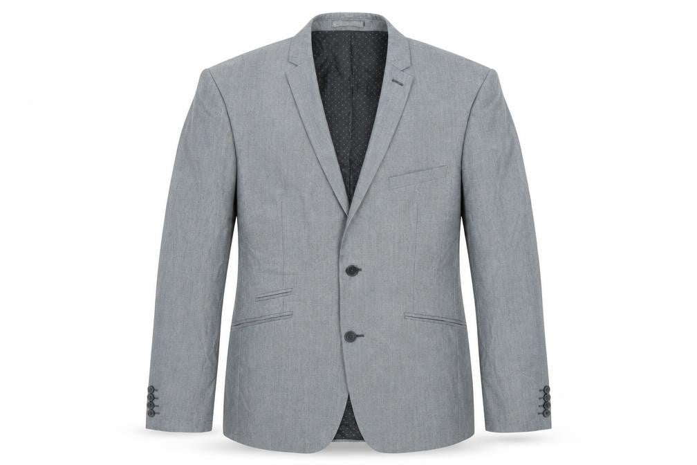 Mens UK Size 40 Limehaus Regular Grey Suit Jacket