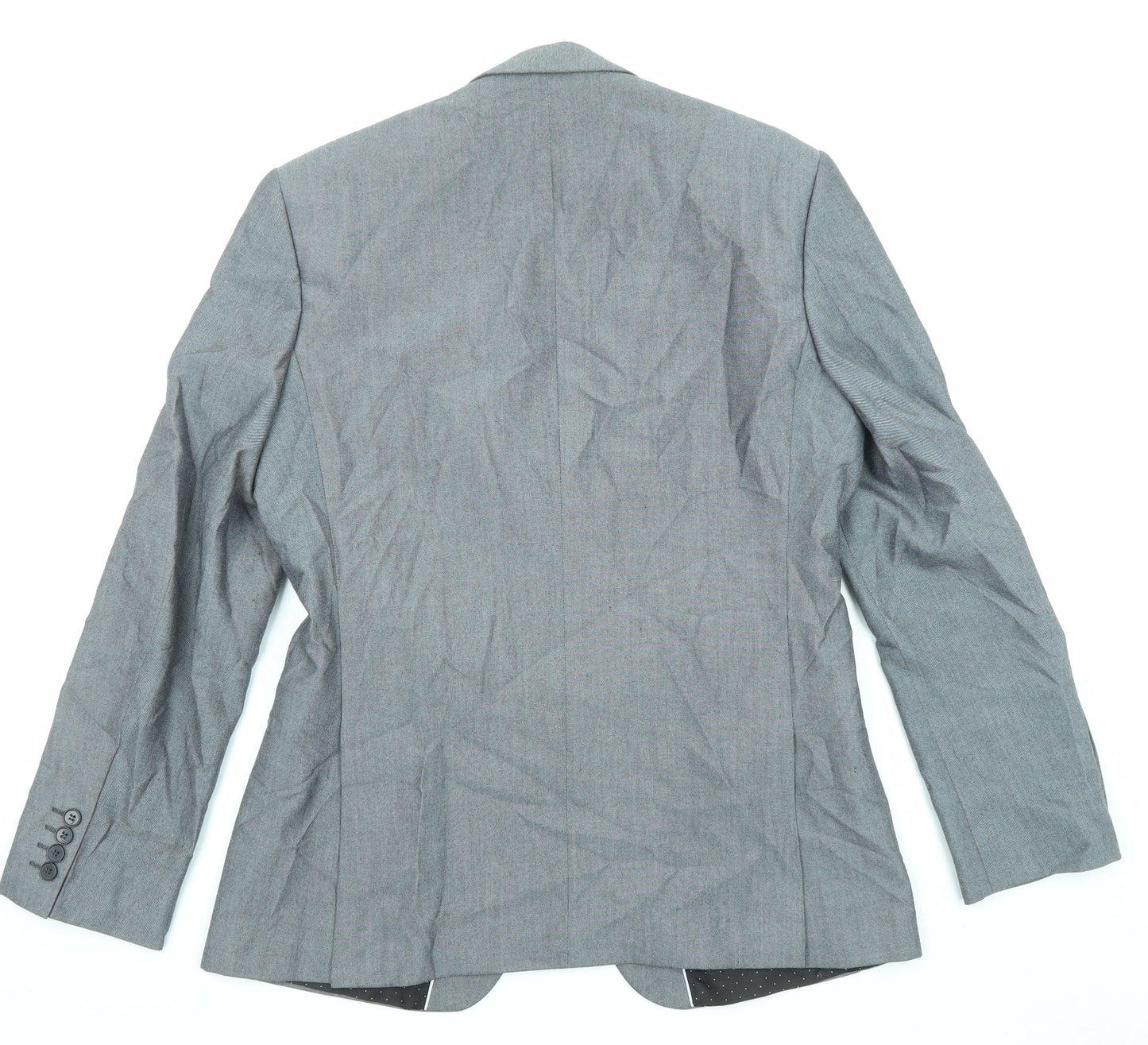 Mens UK Size 40 Limehaus Regular Grey Suit Jacket