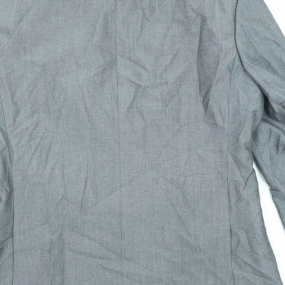 Mens UK Size 40 Limehaus Regular Grey Suit Jacket