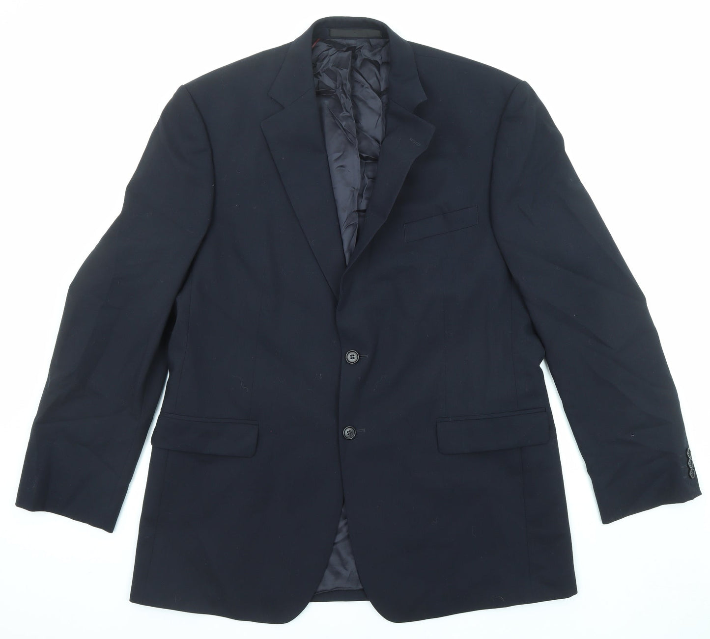 Mens UK Size 42 Marks and Spencer Regular Blue Suit Jacket