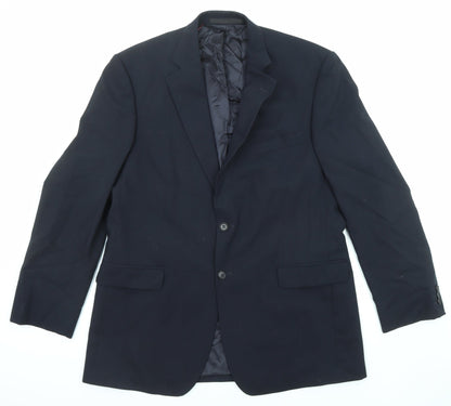 Mens UK Size 42 Marks and Spencer Regular Blue Suit Jacket