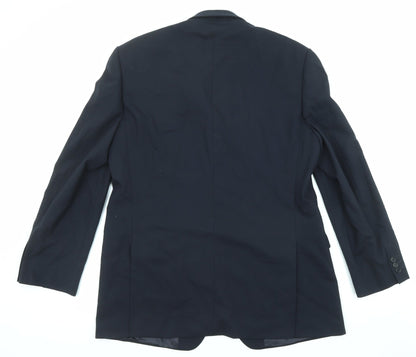 Mens UK Size 42 Marks and Spencer Regular Blue Suit Jacket