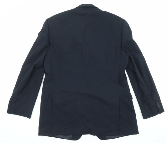 Mens UK Size 42 Marks and Spencer Regular Blue Suit Jacket