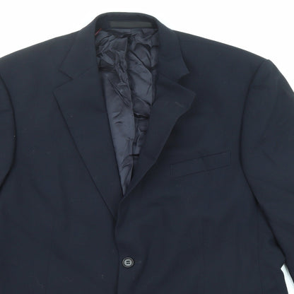 Mens UK Size 42 Marks and Spencer Regular Blue Suit Jacket