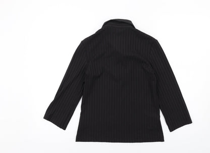 Womens UK Size 10 NEXT Black Basic Blouse