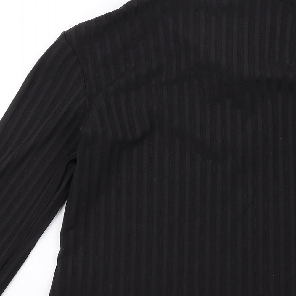 Womens UK Size 10 NEXT Black Basic Blouse