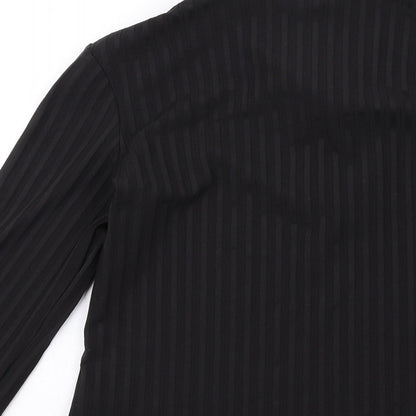 Womens UK Size 10 NEXT Black Basic Blouse