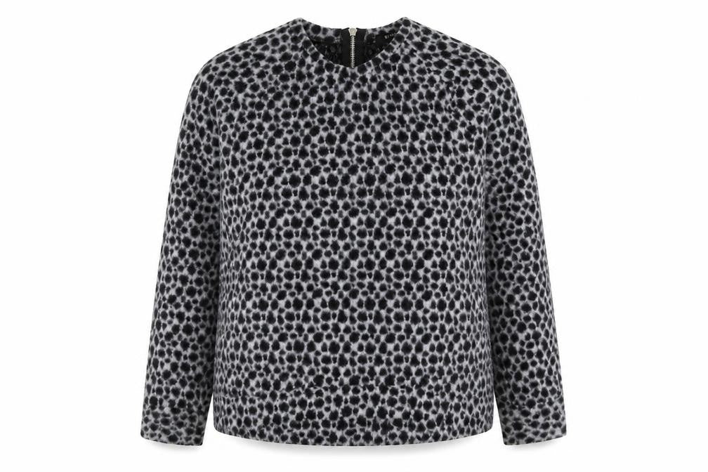 Womens UK Size 14 Religion Grey Pullover Jumper