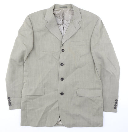 Mens UK Size 40 Gibson Regular Beige Suit Jacket