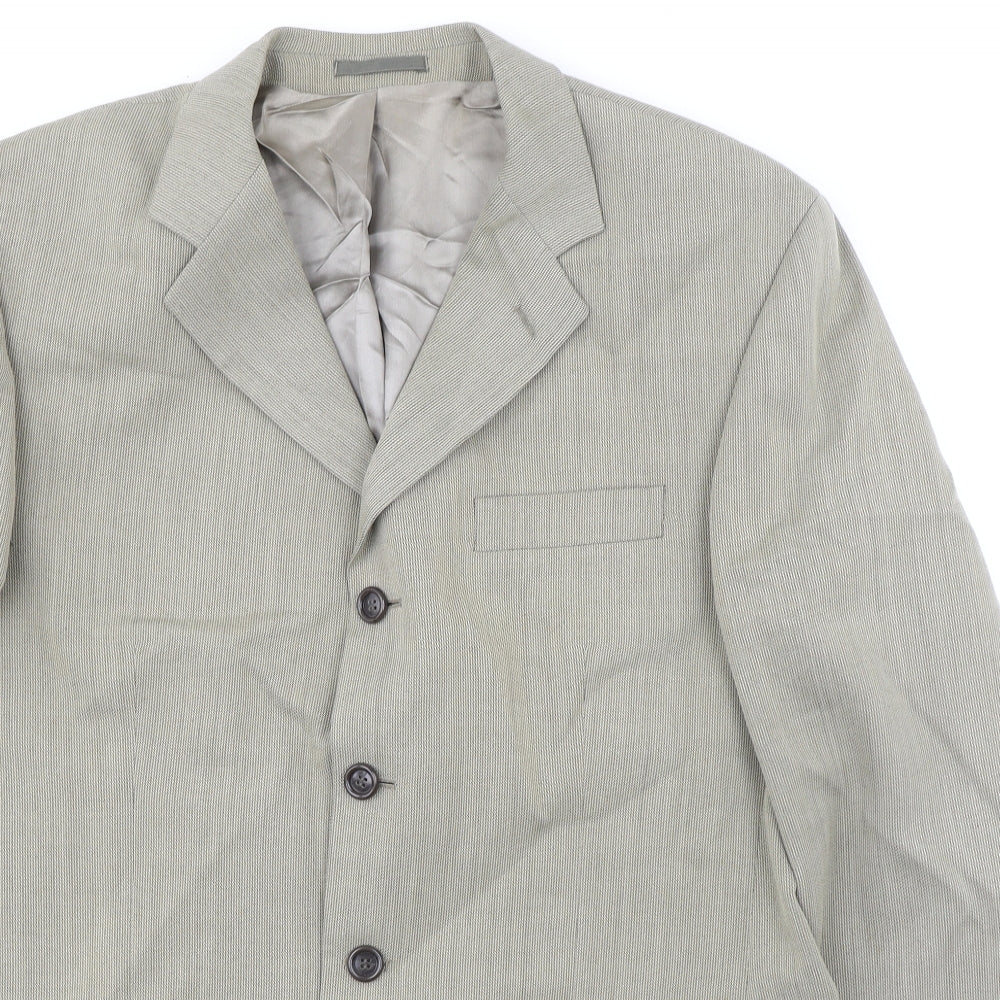 Mens UK Size 40 Gibson Regular Beige Suit Jacket