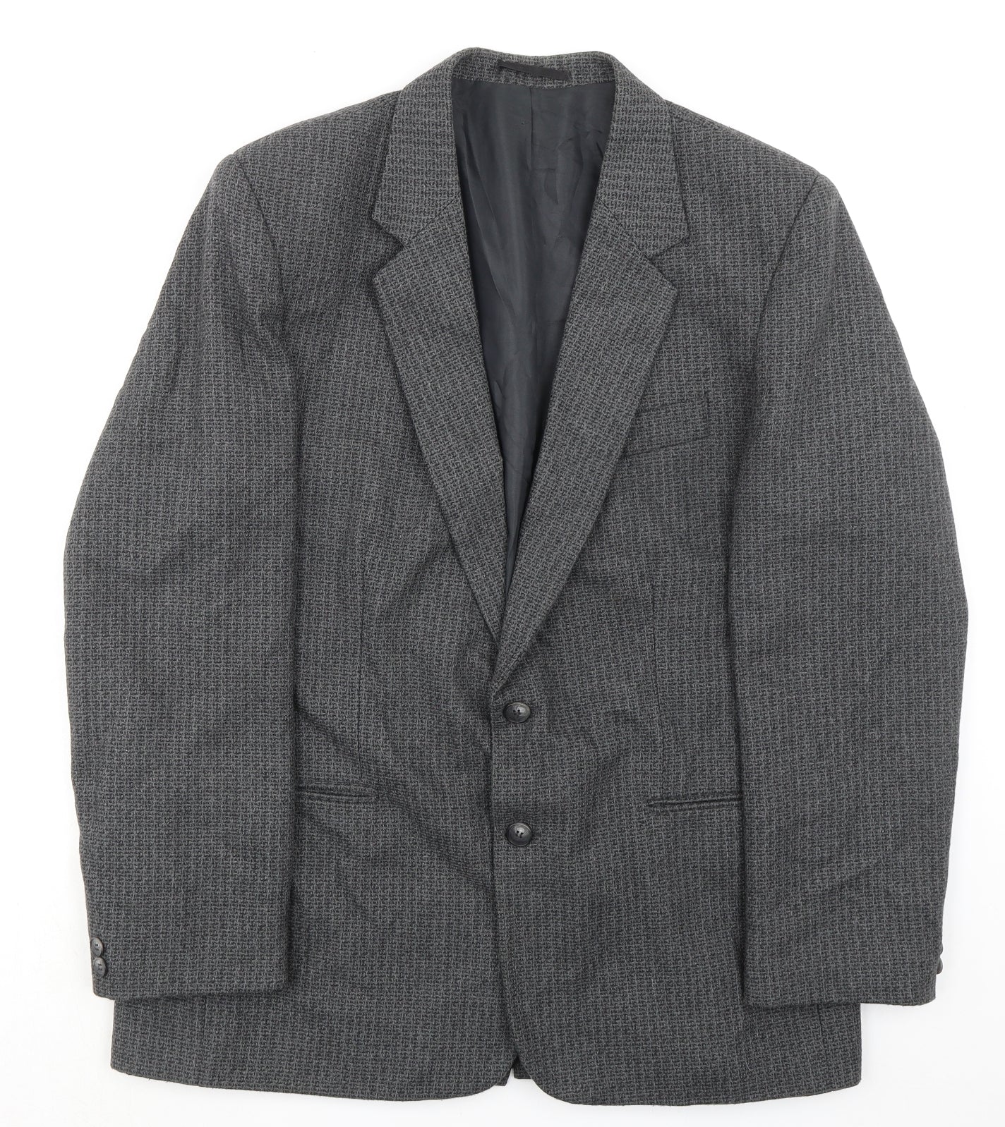 Mens UK Size 42 Classic Regular Grey Suit Jacket