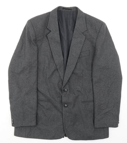 Mens UK Size 42 Classic Regular Grey Suit Jacket