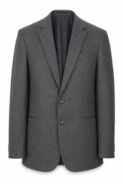 Classics Mens Grey Polyester Jacket Suit Jacket Size 42 Regular