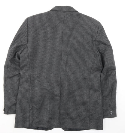 Mens UK Size 42 Classic Regular Grey Suit Jacket