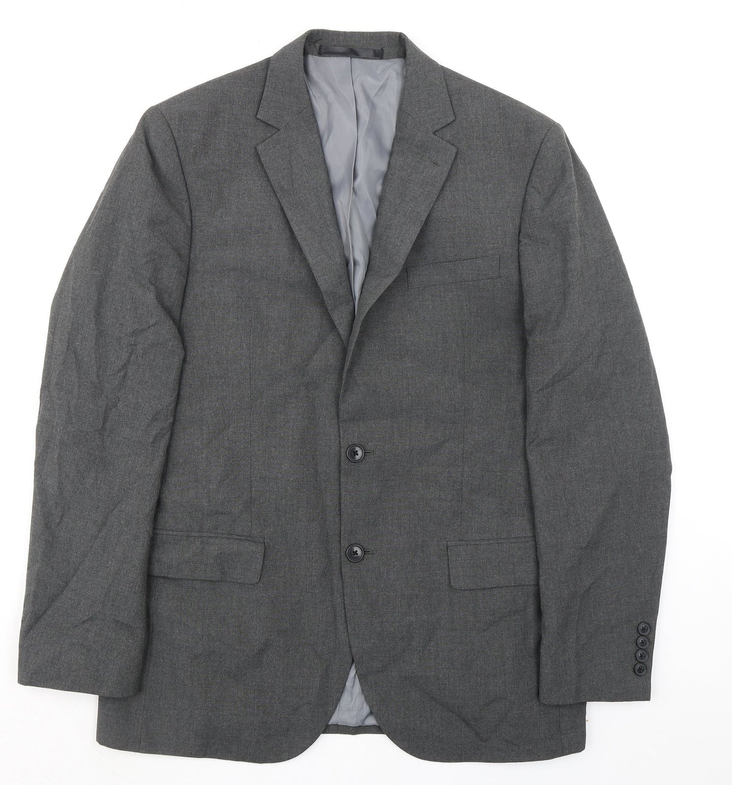Mens UK Size 40 Marks and Spencer Regular Grey Suit Jacket