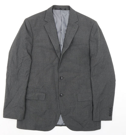Mens UK Size 40 Marks and Spencer Regular Grey Suit Jacket