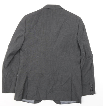 Mens UK Size 40 Marks and Spencer Regular Grey Suit Jacket