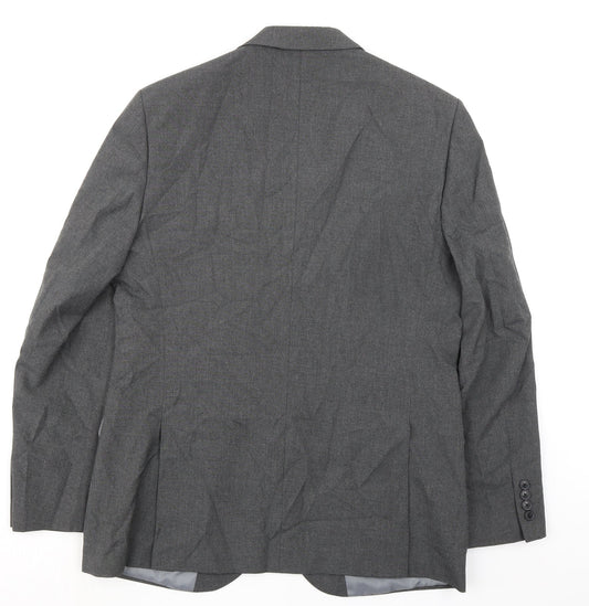 Mens UK Size 40 Marks and Spencer Regular Grey Suit Jacket