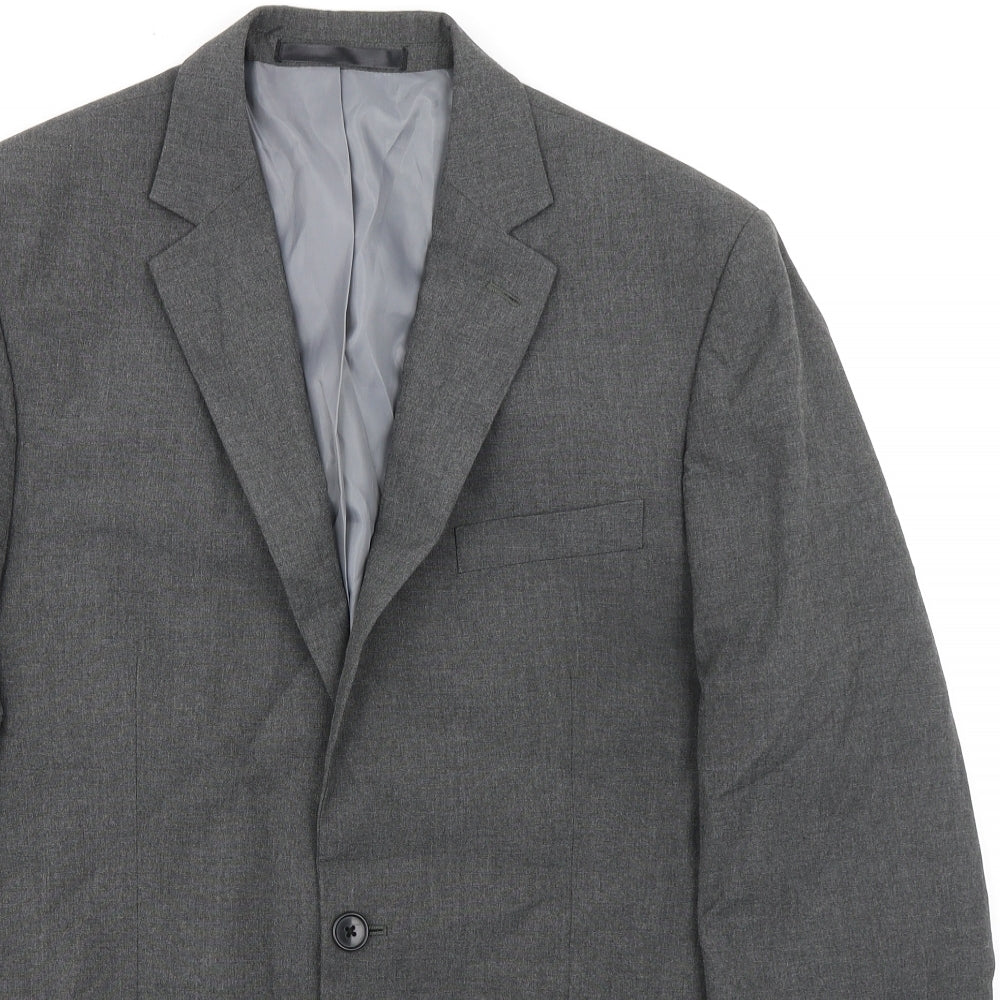 Mens UK Size 40 Marks and Spencer Regular Grey Suit Jacket