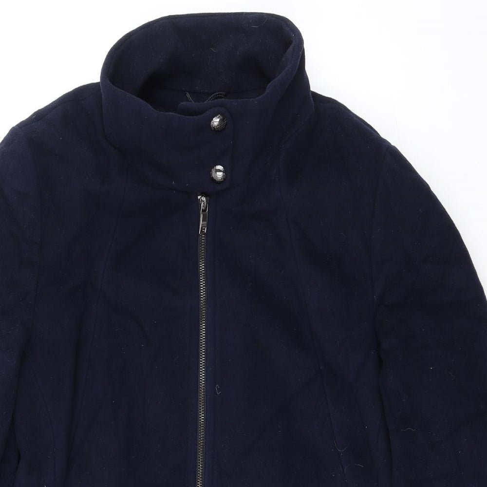 Womens UK Size 12 Gerry Weber Blue Overcoat