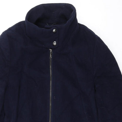 Womens UK Size 12 Gerry Weber Blue Overcoat