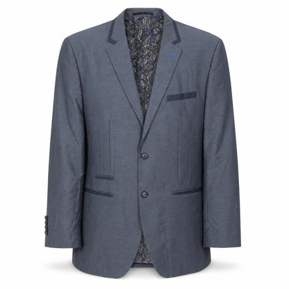 Vouet Homme Mens Blue Polyester Jacket Suit Jacket Size 46 Regular