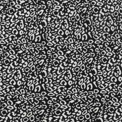 QED London Womens Black Geometric Cotton A-Line Skirt Size S
