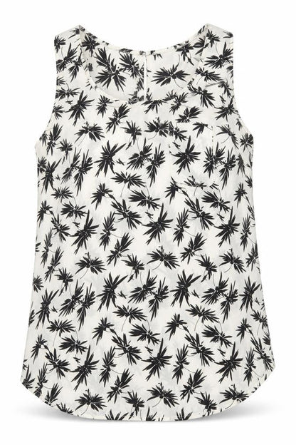 Womens UK Size 10 Oasis Ivory Basic Tank
