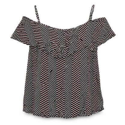 Womens UK Size 14 Therapy Multicoloured Basic Blouse
